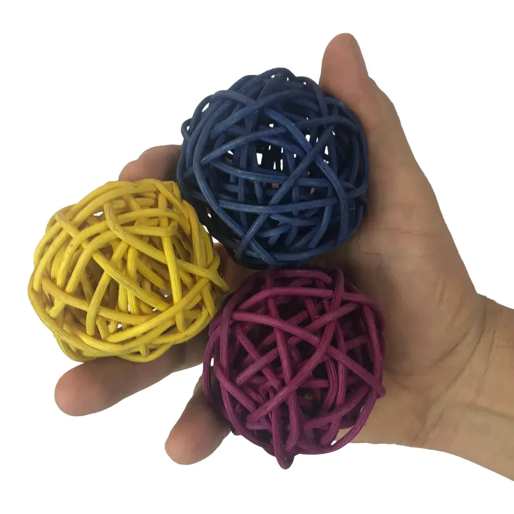 Java Ball With Pad Nino's Java Rattan Balls 12pk | Get Flocked