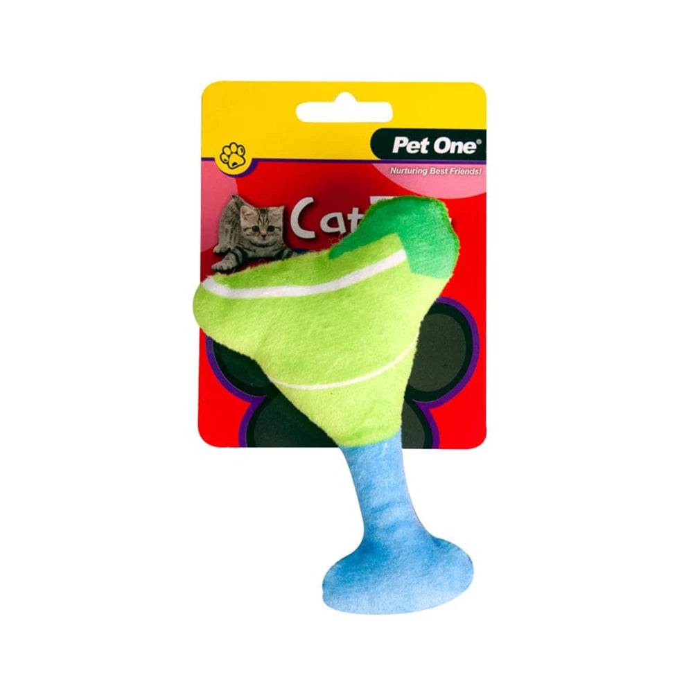 Pet One Plush Meowtini Green 13.5cm from Pet One