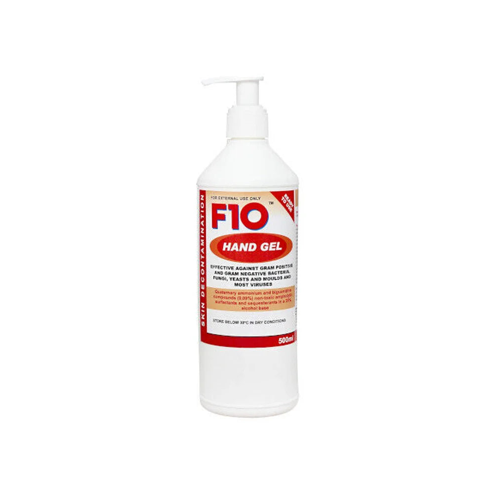 F10 Hand Gel Pump Pack 500ml from F10