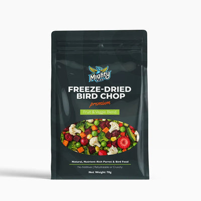 Premium Freeze-Dried Bird Chop - Fruit & Veggie Blend