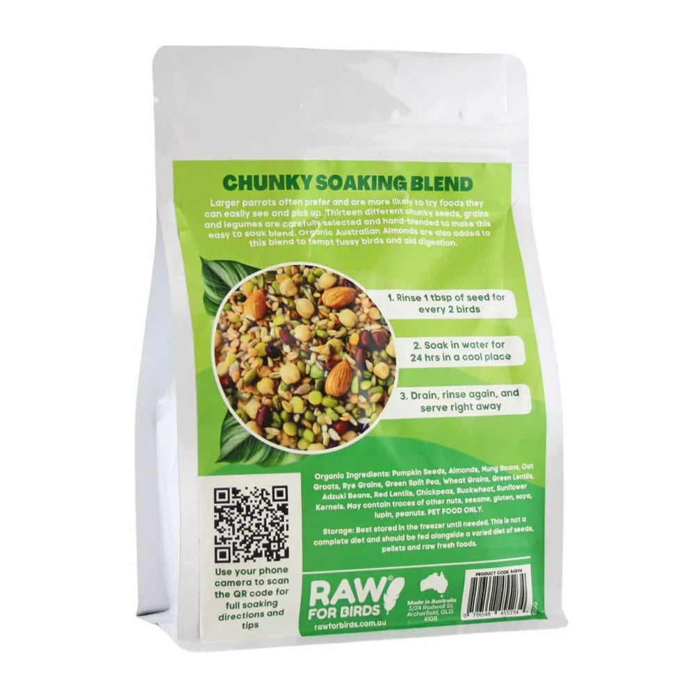 Raw For Birds Chunky Soaking Blend (Excl. TAS & WA) from Raw For Birds