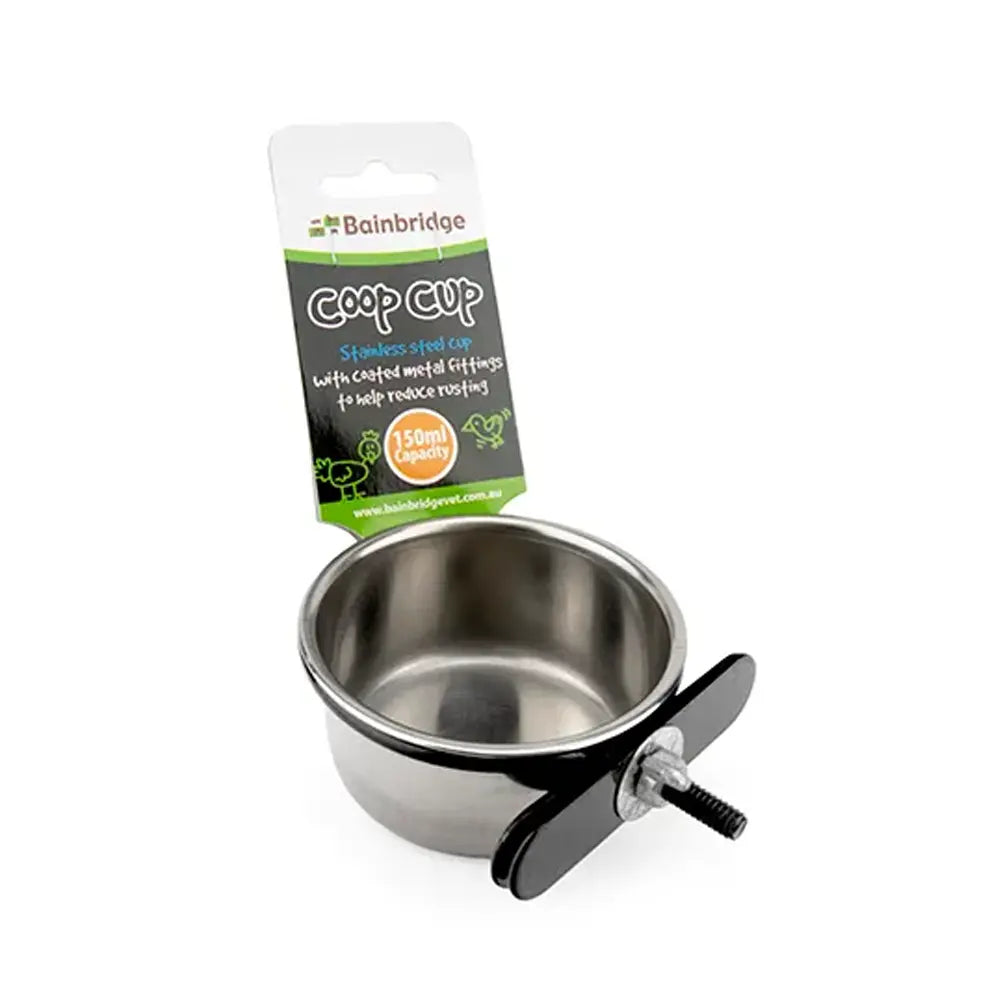 Bainbridge Stainless Steel Coop Cup with Clamp Holder from Bainbridge