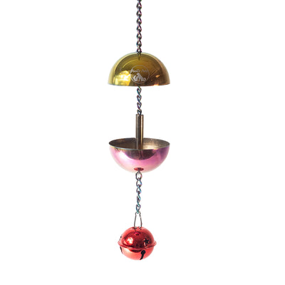 Stainless Steel Parrot Foraging Toy with Bell from Pookie Pets