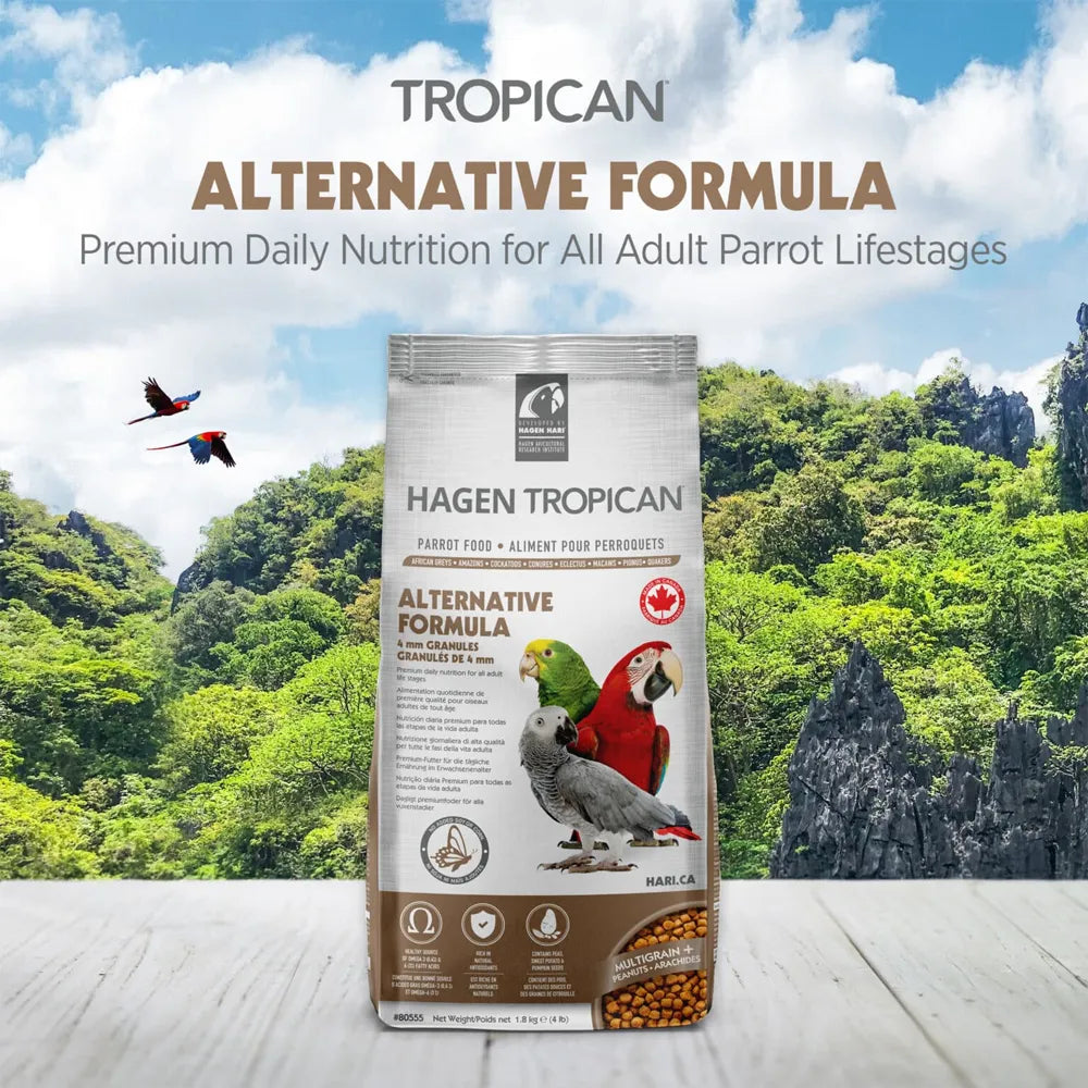 Tropican Alternative Formula Parrot Granules (4mm)