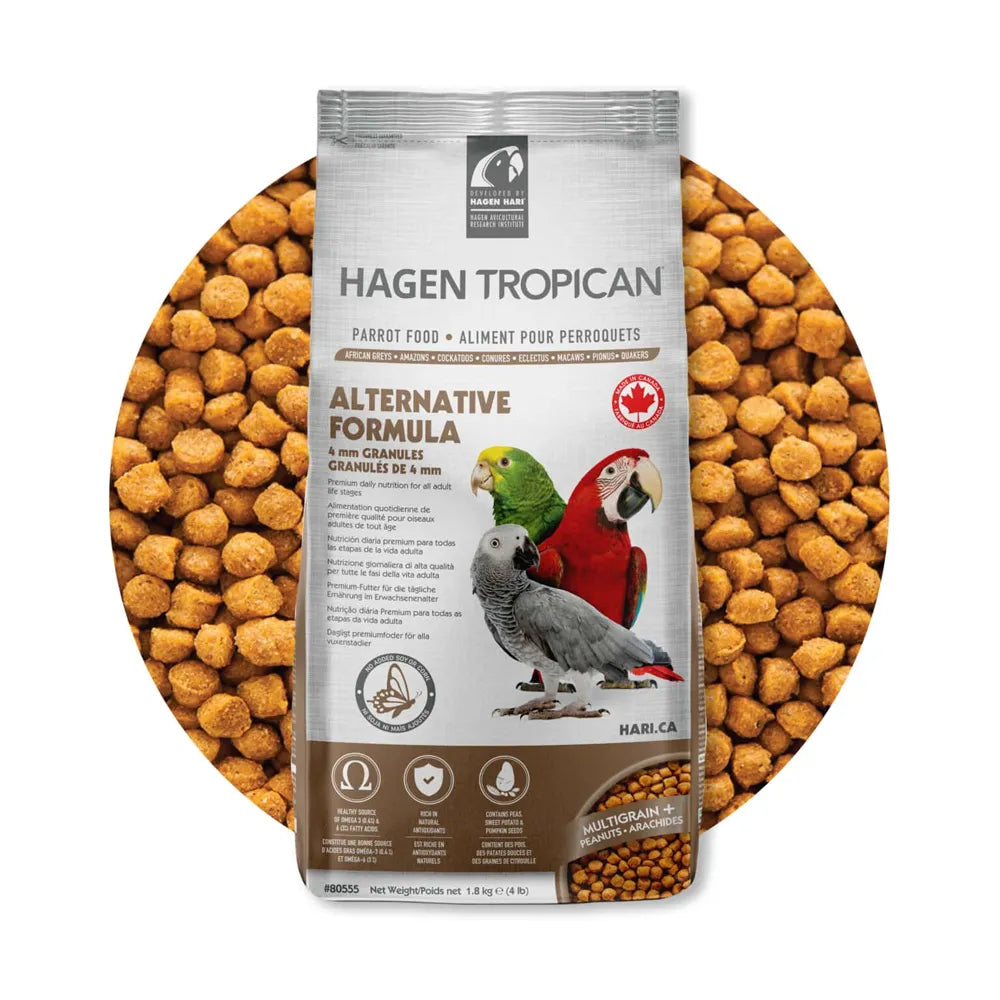 Tropican Alternative Formula Parrot Granules (4mm)