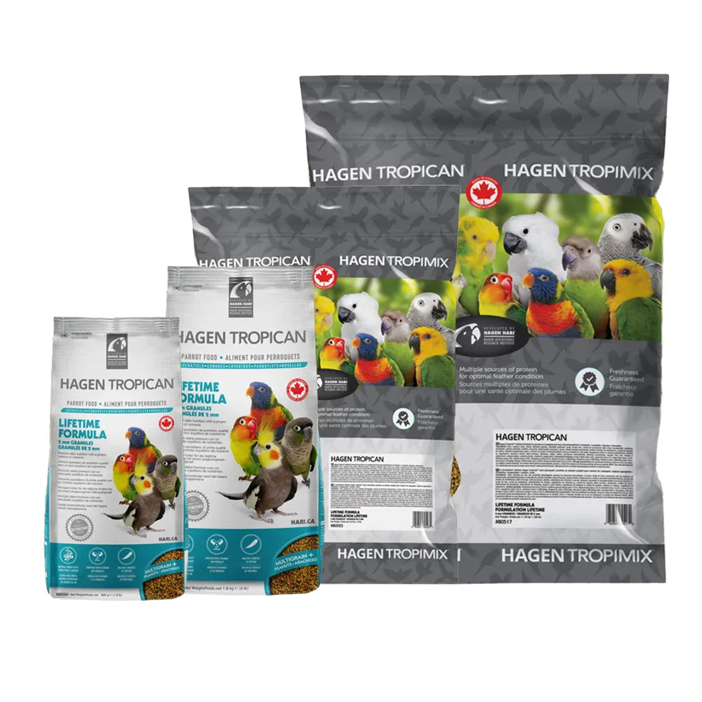 Tropican Lifetime Parrot Granules (2mm)
