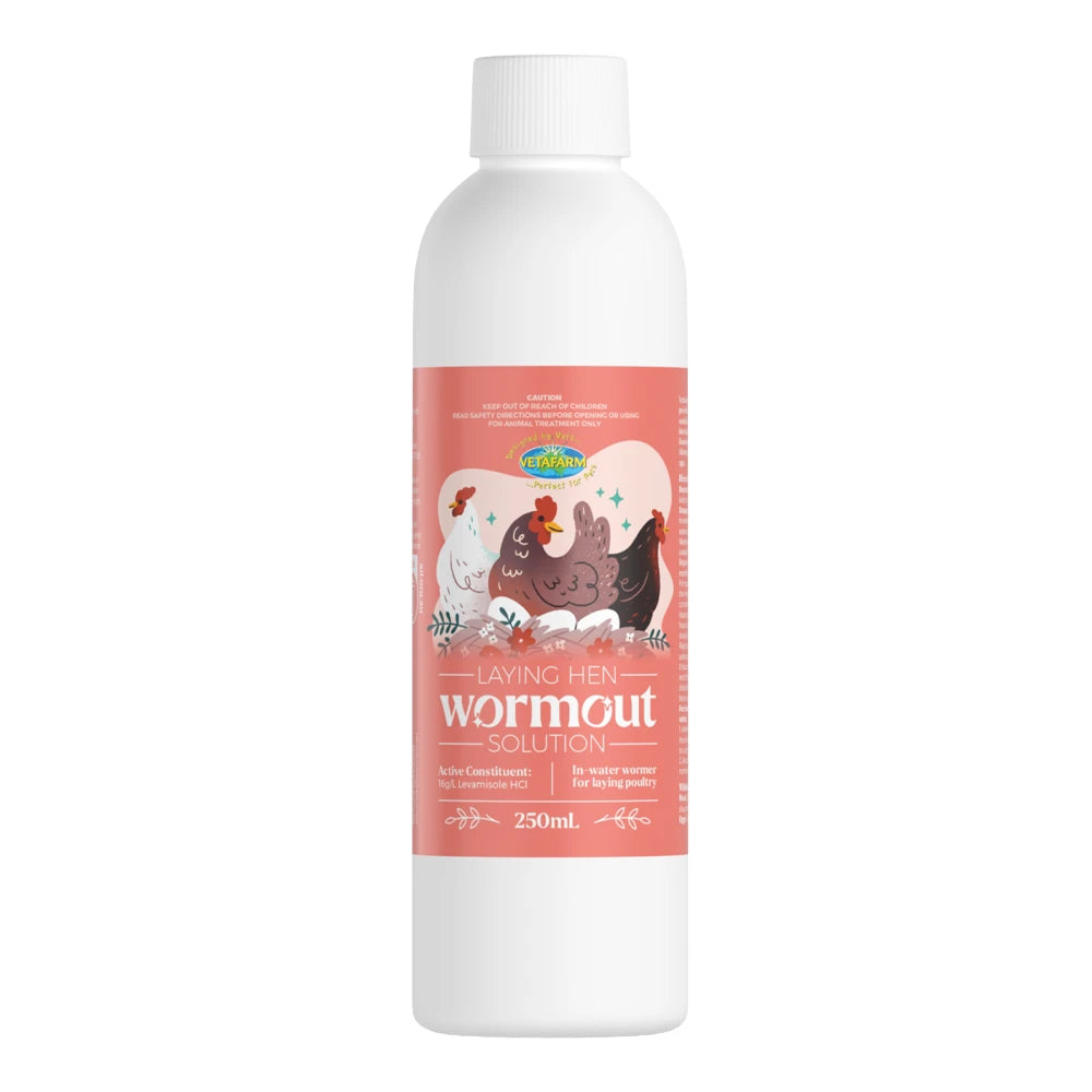 Vetafarm Laying Hen Wormout Solution 250ml from Vetafarm