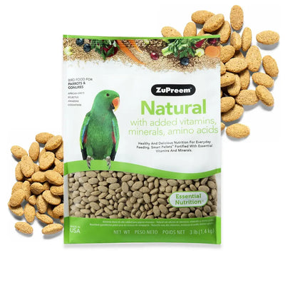 ZuPreem Natural Parrots & Conures 1.4kg from ZuPreem