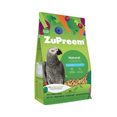 ZuPreem Natural Parrots & Conures 1.36kg