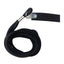 Avian Fashions Leash for FeatherWear FlightSuit (Leashette Black) showing the front View