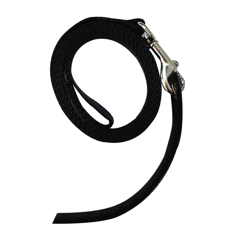 Avian Fashions Leash for FeatherWear FlightSuit (Anchor Line Black) showing the front View