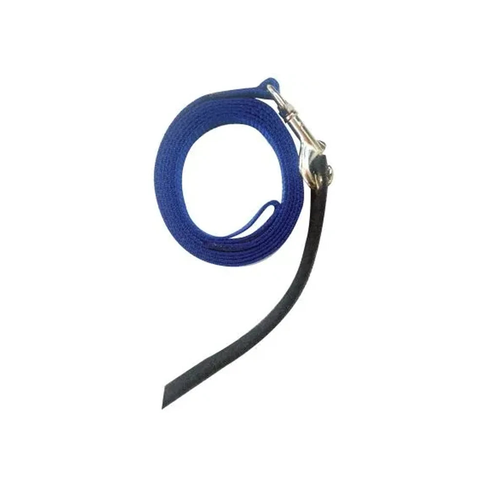 Avian Fashions Leash for FeatherWear FlightSuit (Anchor Line Blue) showing the Front View