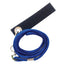 Avian Fashions Leash for FeatherWear FlightSuit (Lanyard Blue) showing the Front View