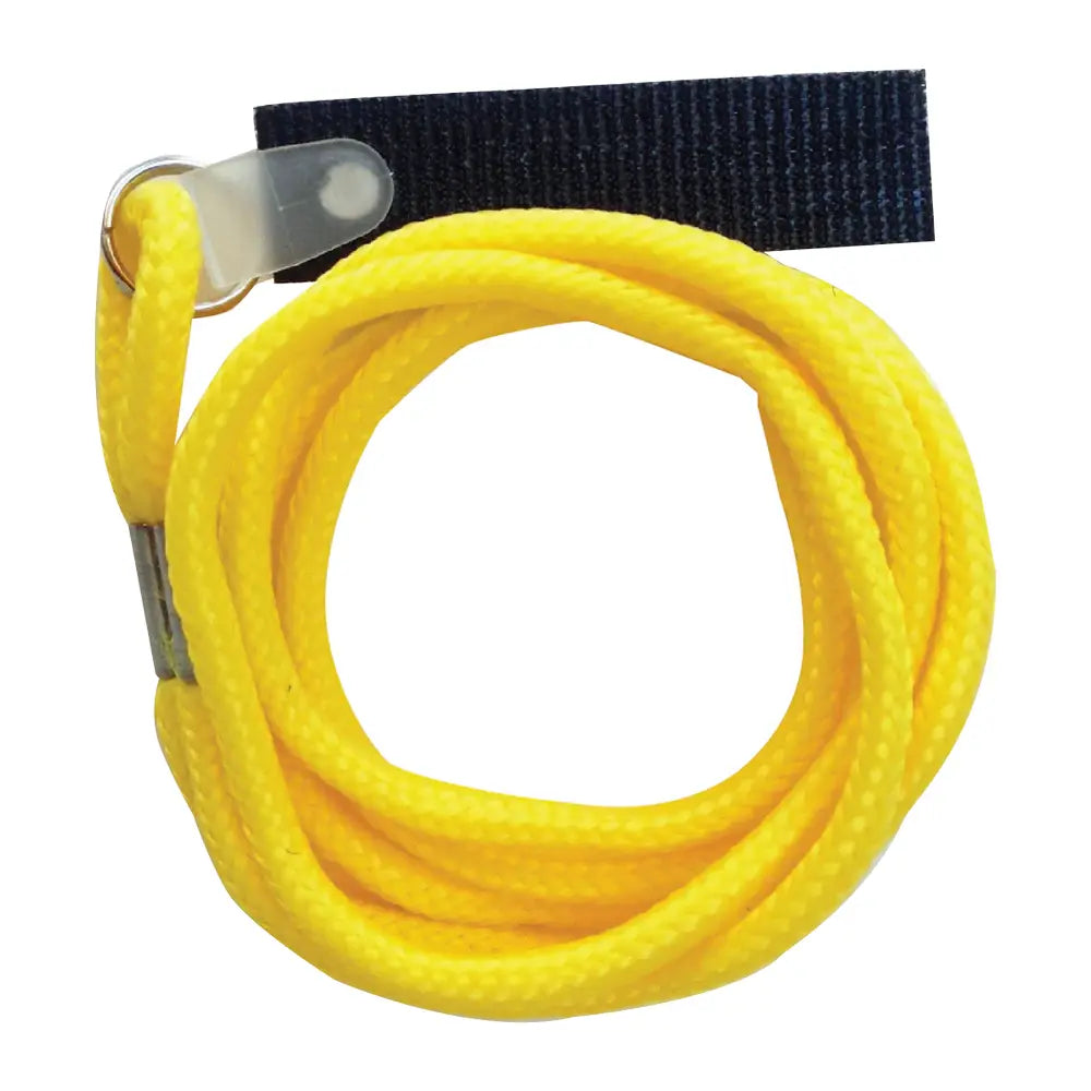 Avian Fashions Leash for FeatherWear FlightSuit (Leashette Yellow) showing the Front View