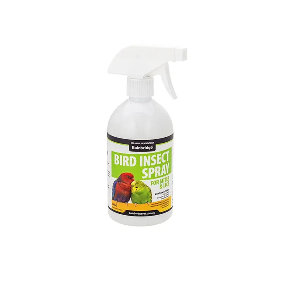 Bainbridge Bird & Insect Spray for Mites & Lice showing the Front View