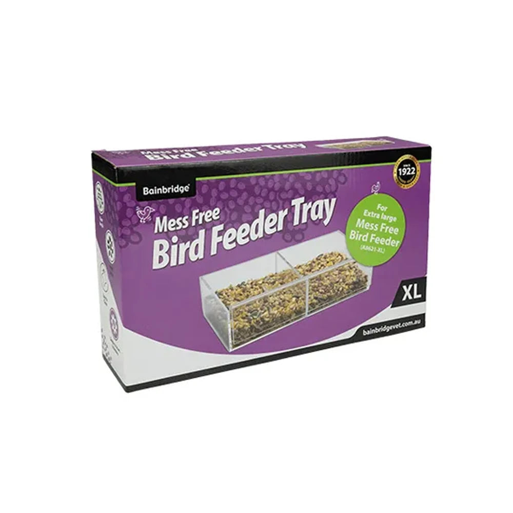 Bainbridge Mess Free Bird Beeder Tray Insert for X Large showing the Front View
