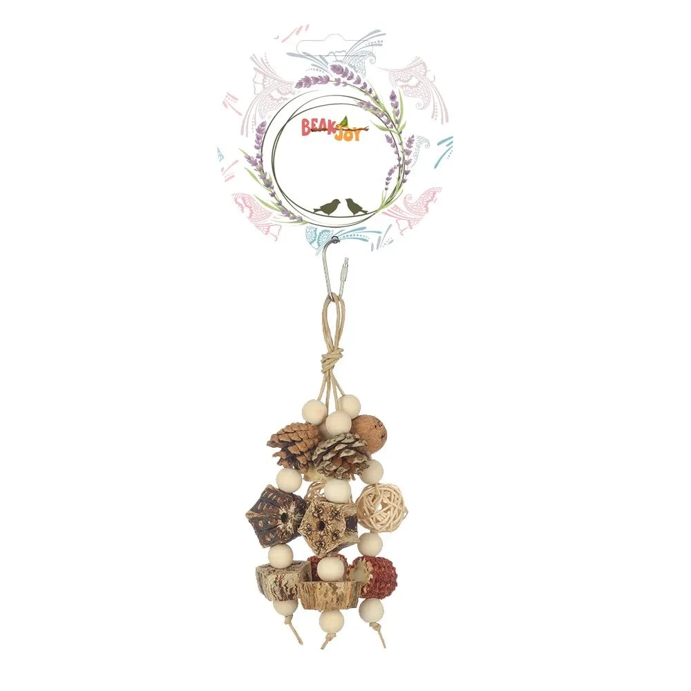 Beak Joy Forest Forage Dangle Toy in showing the main view
