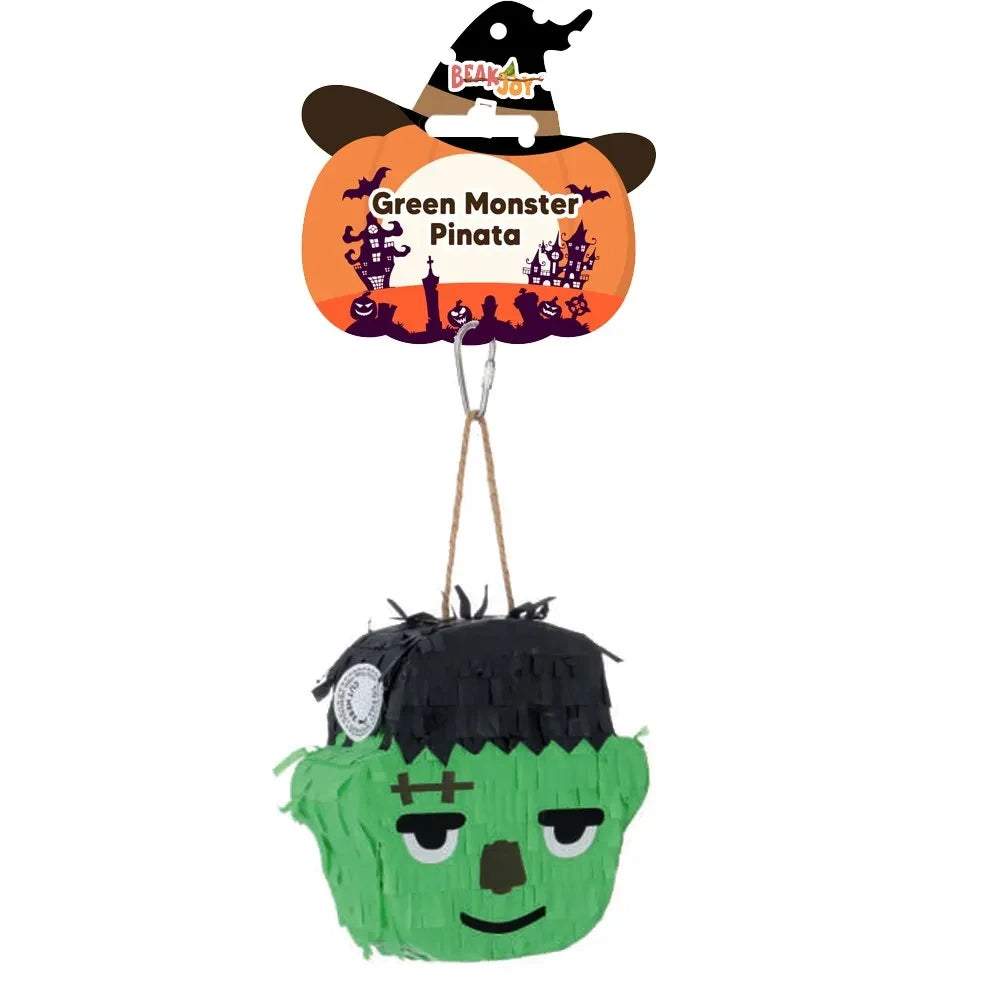 Beak Joy Green Monster Pinata showing the Main View