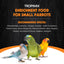 Hari Hagen Tropimix Small Parrots showing the recommended species