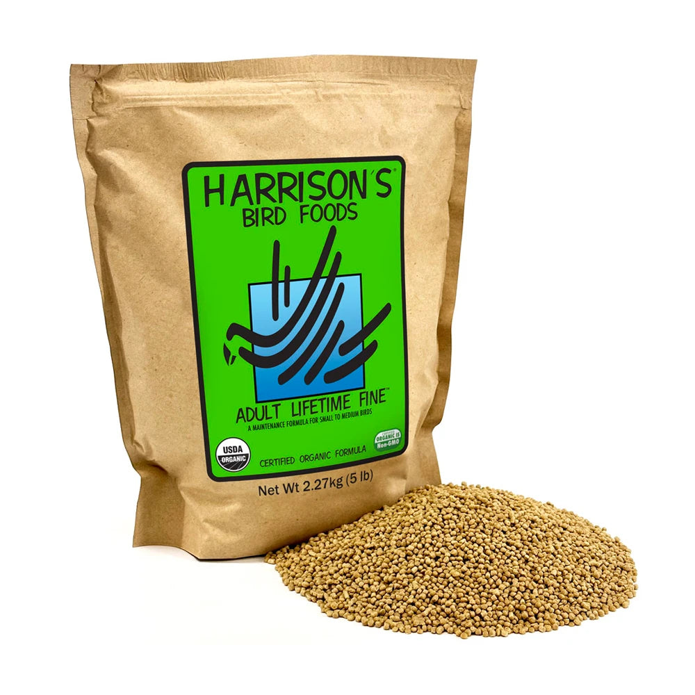 Harrison's Bird Foods Adult Lifetime Fine in 2.27kg showing the Front View