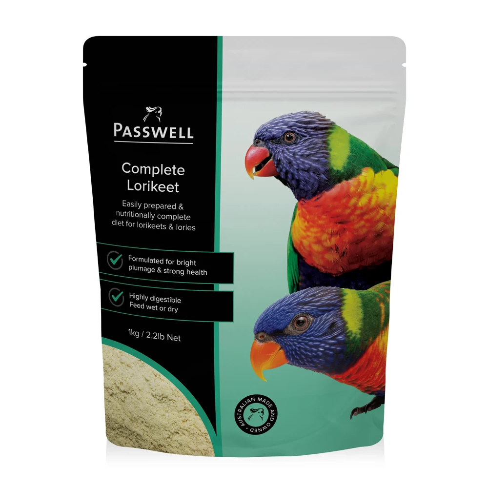 Passwell Complete Lorikeet in 1kg showing the front view