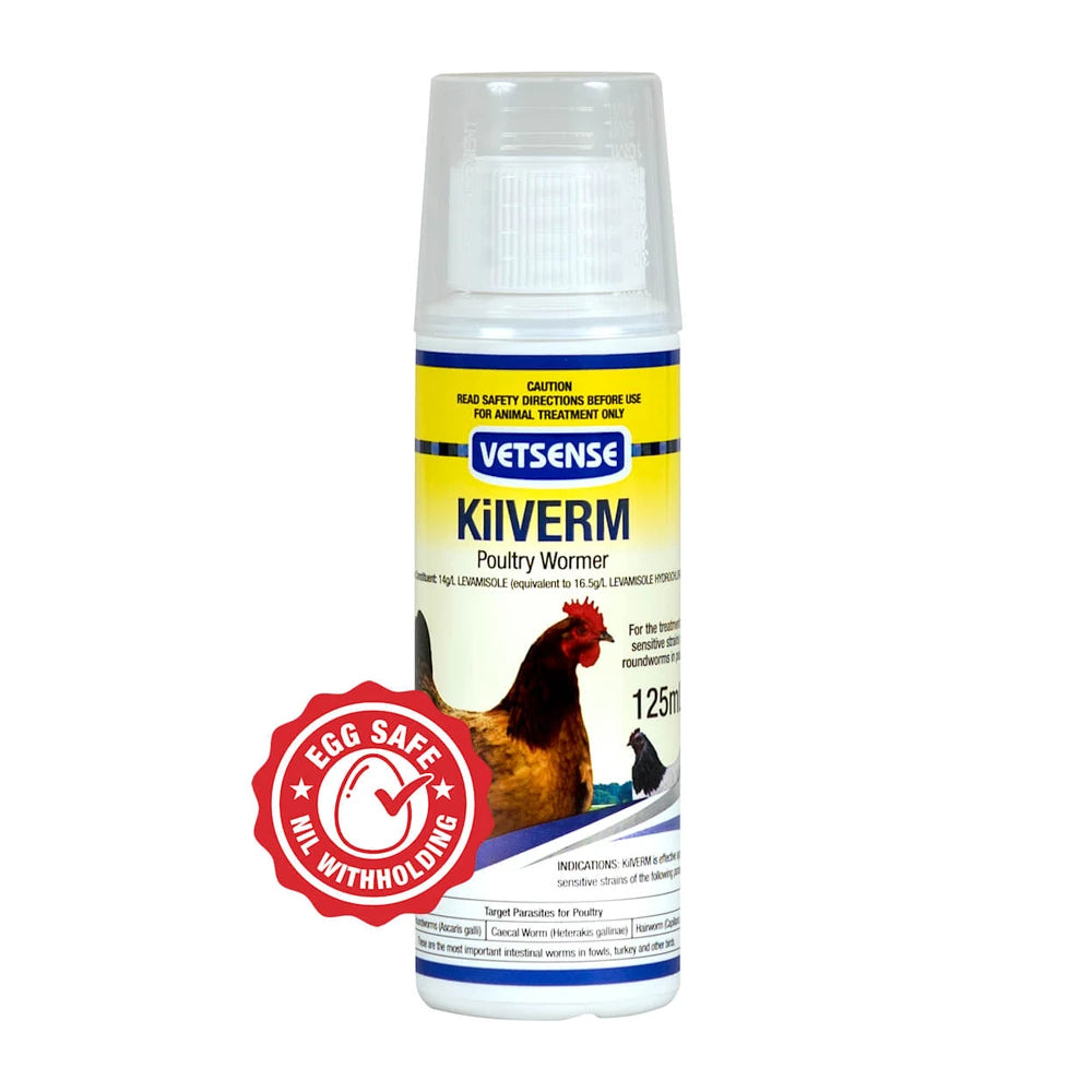 Vetsense Kilverm Poultry Wormer showing the Main View