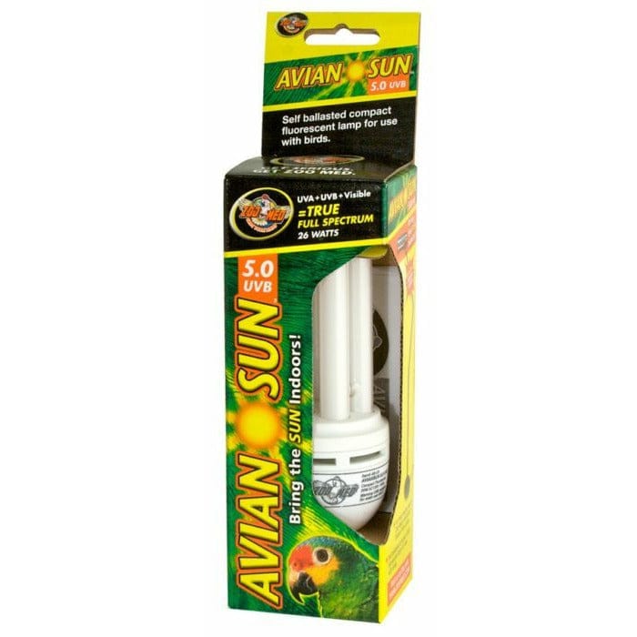 ZooMed Avian Sun™ 5.0 UVB Compact Fluorescent from Zoo Med Laboratories Inc.
