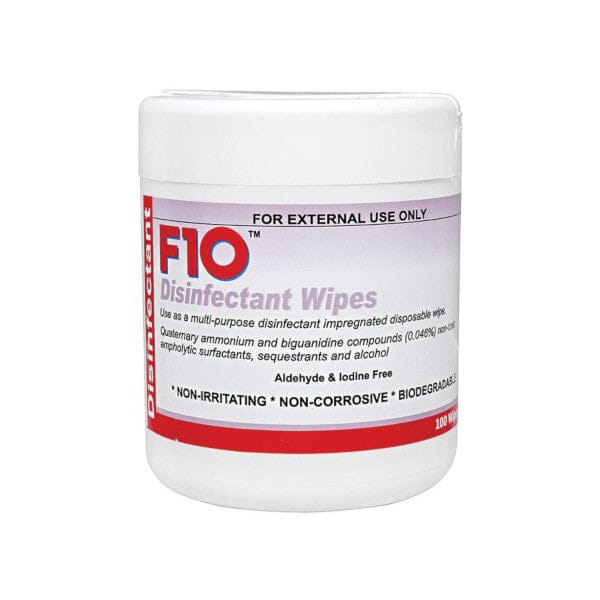 F10 Disinfectant Wipes (100 wipes) from Health & Hygiene (Pty) Ltd