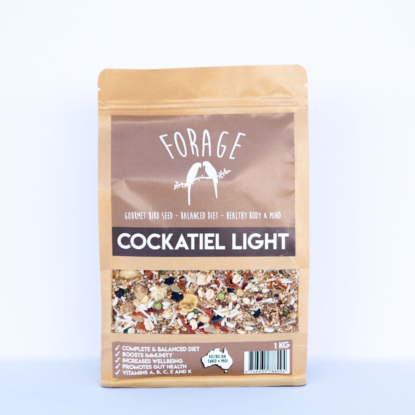 Forage Cockatiel Light Mix (Excl. TAS & WA) from Forage Gourmet Seed