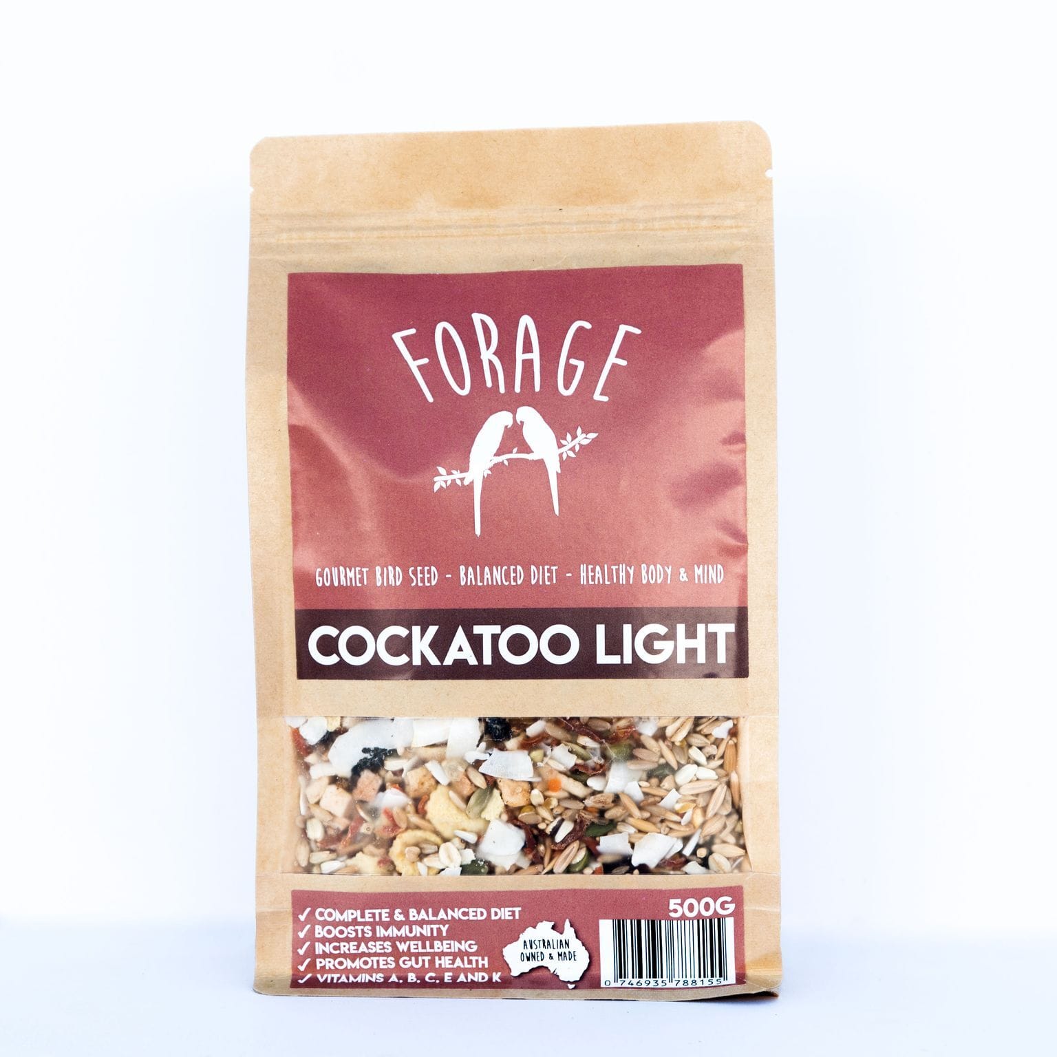 Forage Galah, Corella & Cockatoo Light Mix (Excl. TAS & WA) from Forage Gourmet Seed