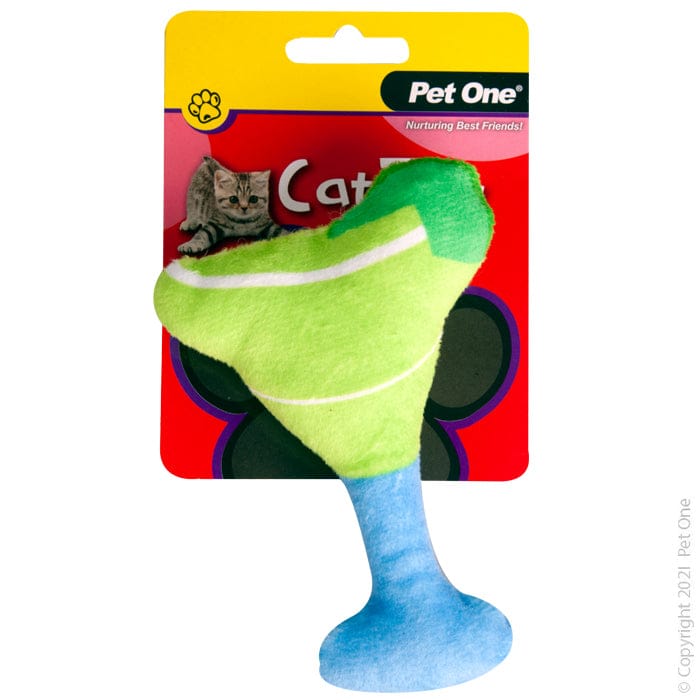 Pet One Plush Meowtini Green 13.5cm from Pet One