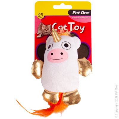 Pet One Plush MooNicorn with Feather 10.5cm from Pet One