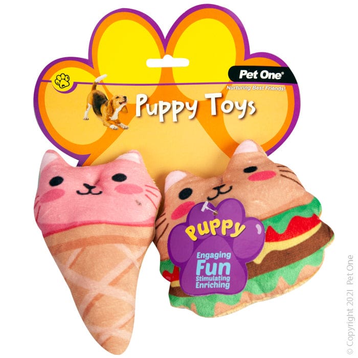 Pet One Puppy Fast Food Assorted 2pcs set from Pet One