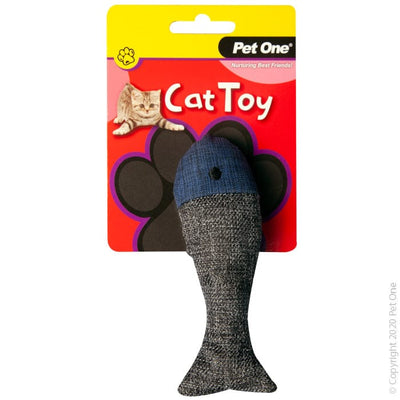 Pet One Fish Grey-Blue 13.5cm from Pet One