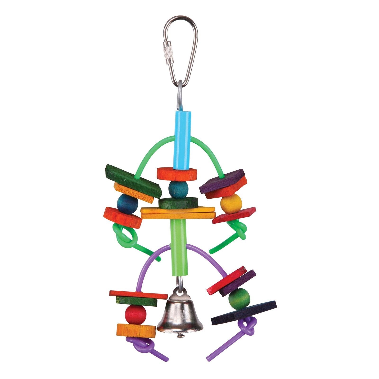 Kazoo Two Tier with Log & Bell from Kazoo Pet Co