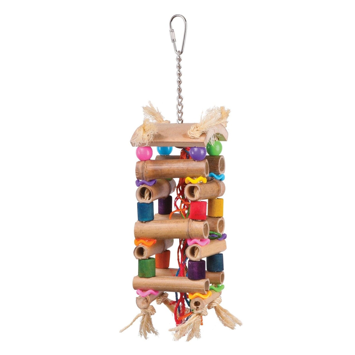 Kazoo Tower Toy with Sisal & Beads from Kazoo Pet Co