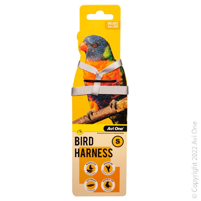 Avi One Bird Harness with Shock Resistant Lead from Avi One